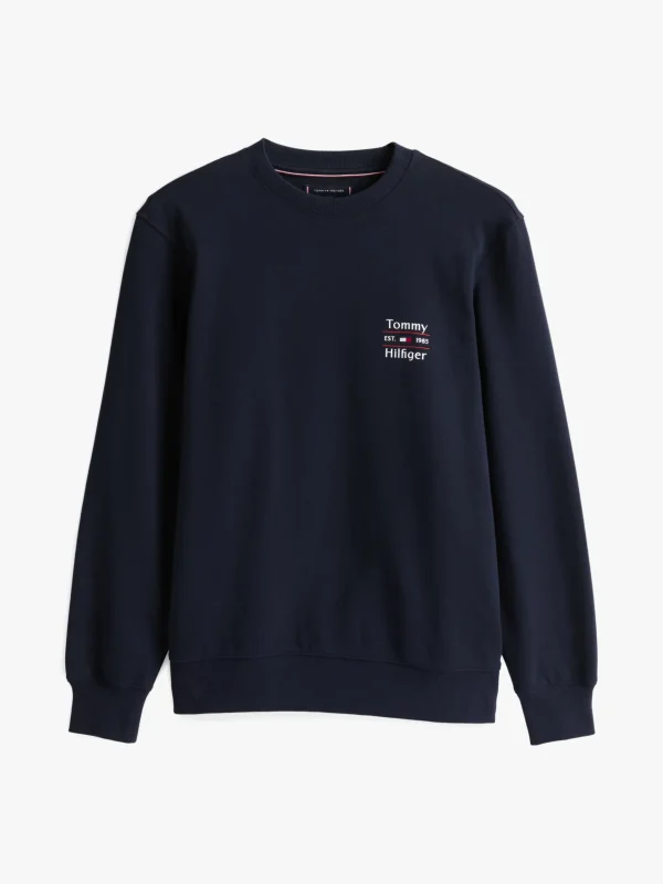 Tommy Hilfiger Regular Fit Pullover mit Rundhalsausschnitt DESERT SKY 654 920 New