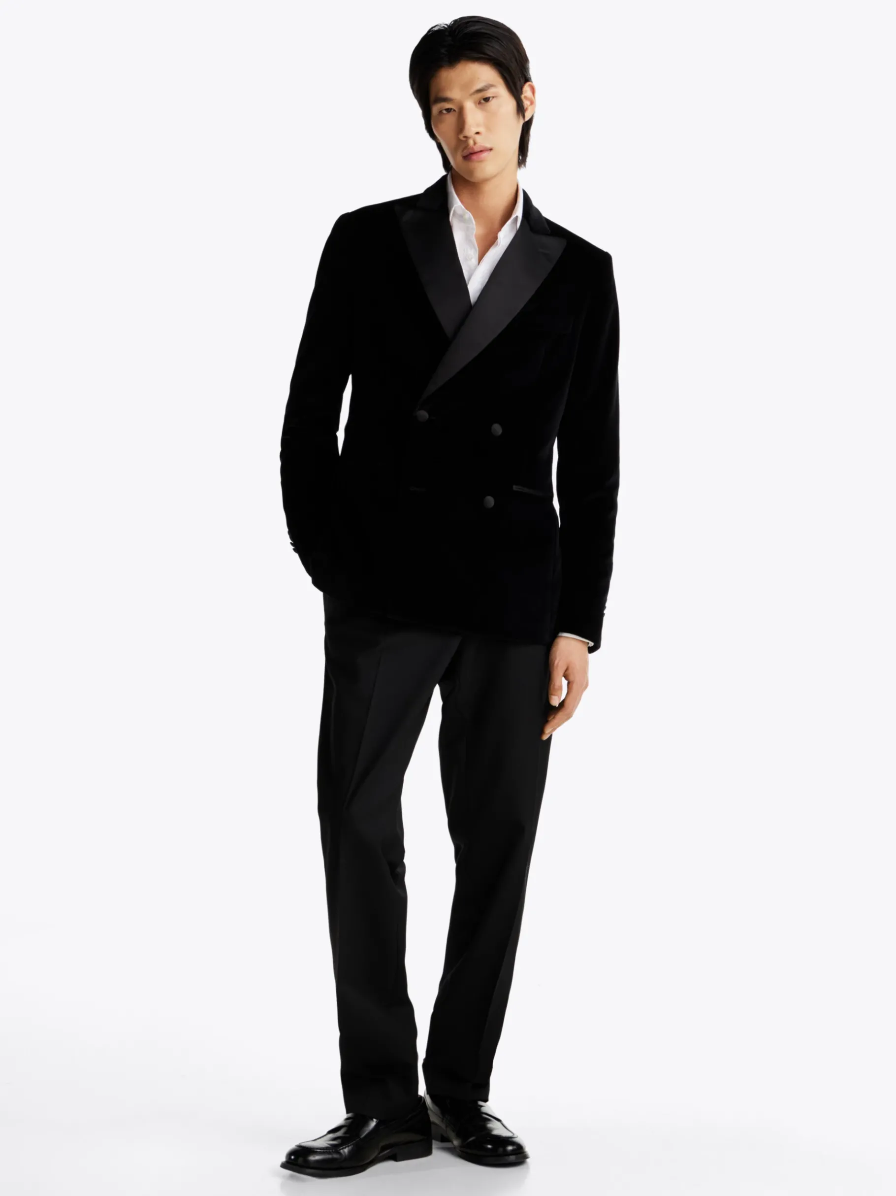 Tommy Hilfiger Regular Fit Samt-Sakko BLACK Online