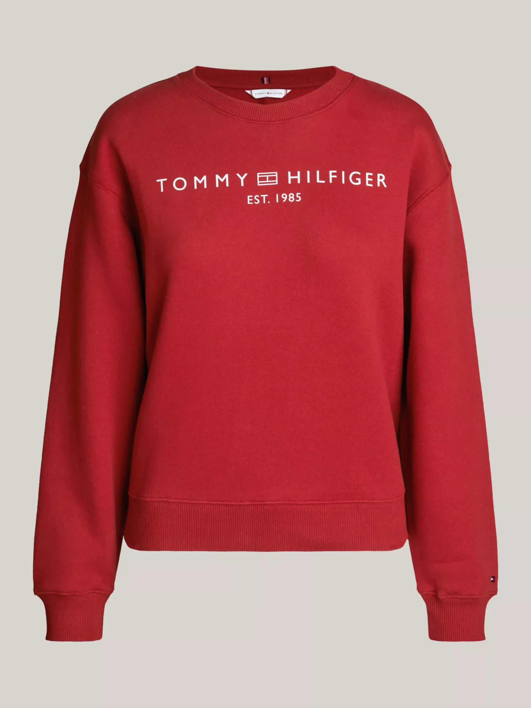 Tommy Hilfiger Regular Fit Sweatshirt mit Logo DARK MAGMA Online
