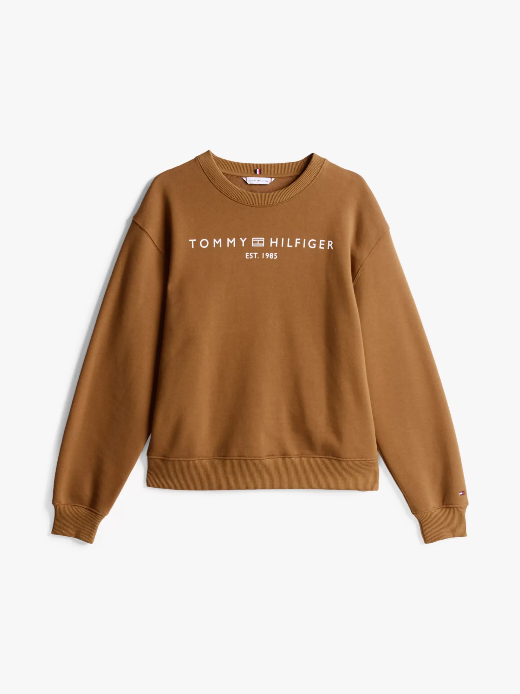 Tommy Hilfiger Regular Fit Sweatshirt mit Logo HIGHLAND KHAKI Store