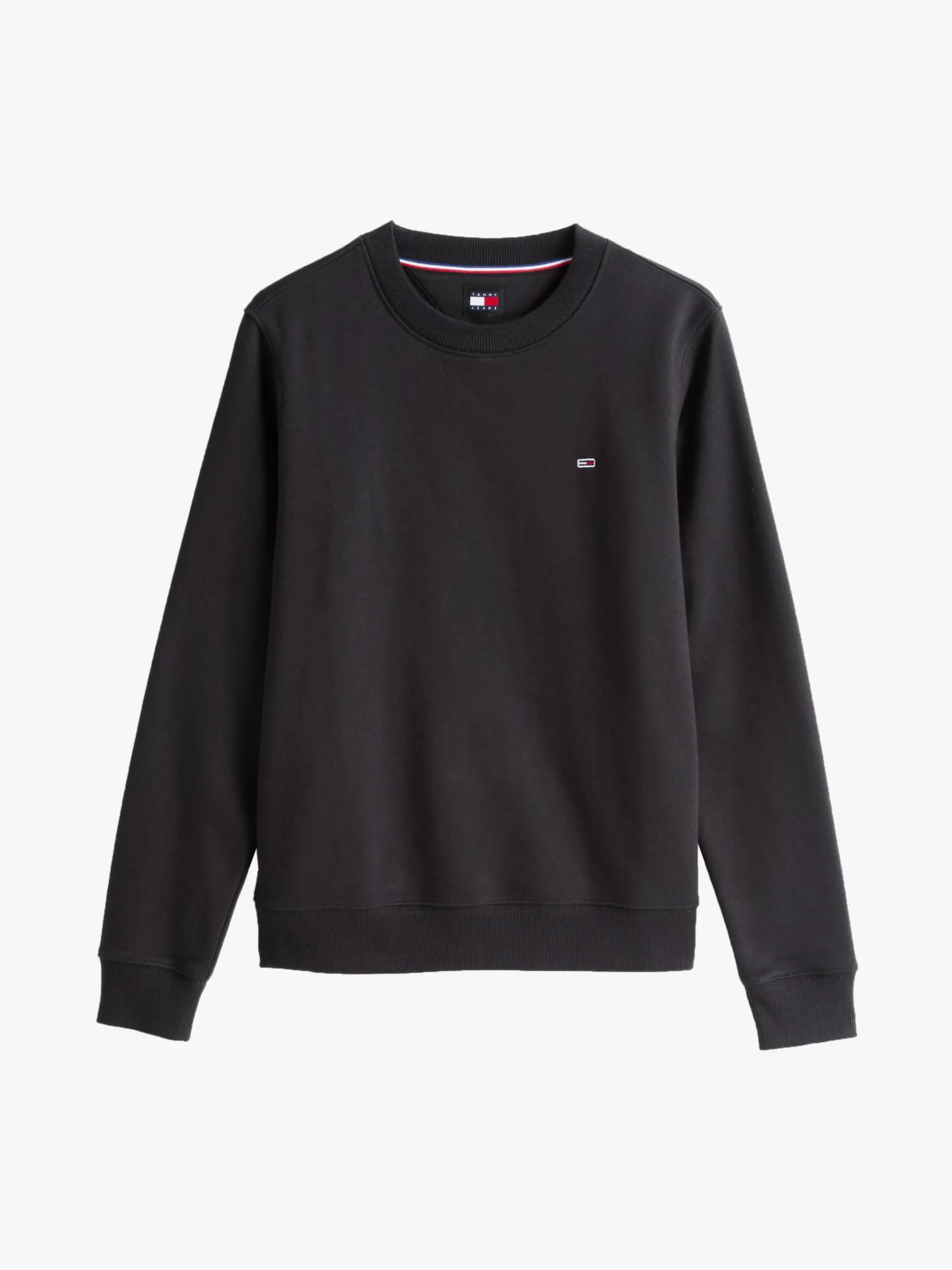Tommy Hilfiger Regular Fit Sweatshirt mit Flag-Patch BLACK Sale