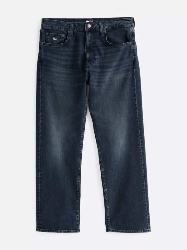Tommy Hilfiger Regular Straight Leg Jeans mit Fade-Effekten DENIM DARK Cheap