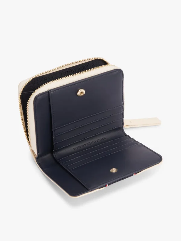 Tommy Hilfiger Reißverschluss-Brieftasche mit TH-Monogramm SUGARCANE Outlet
