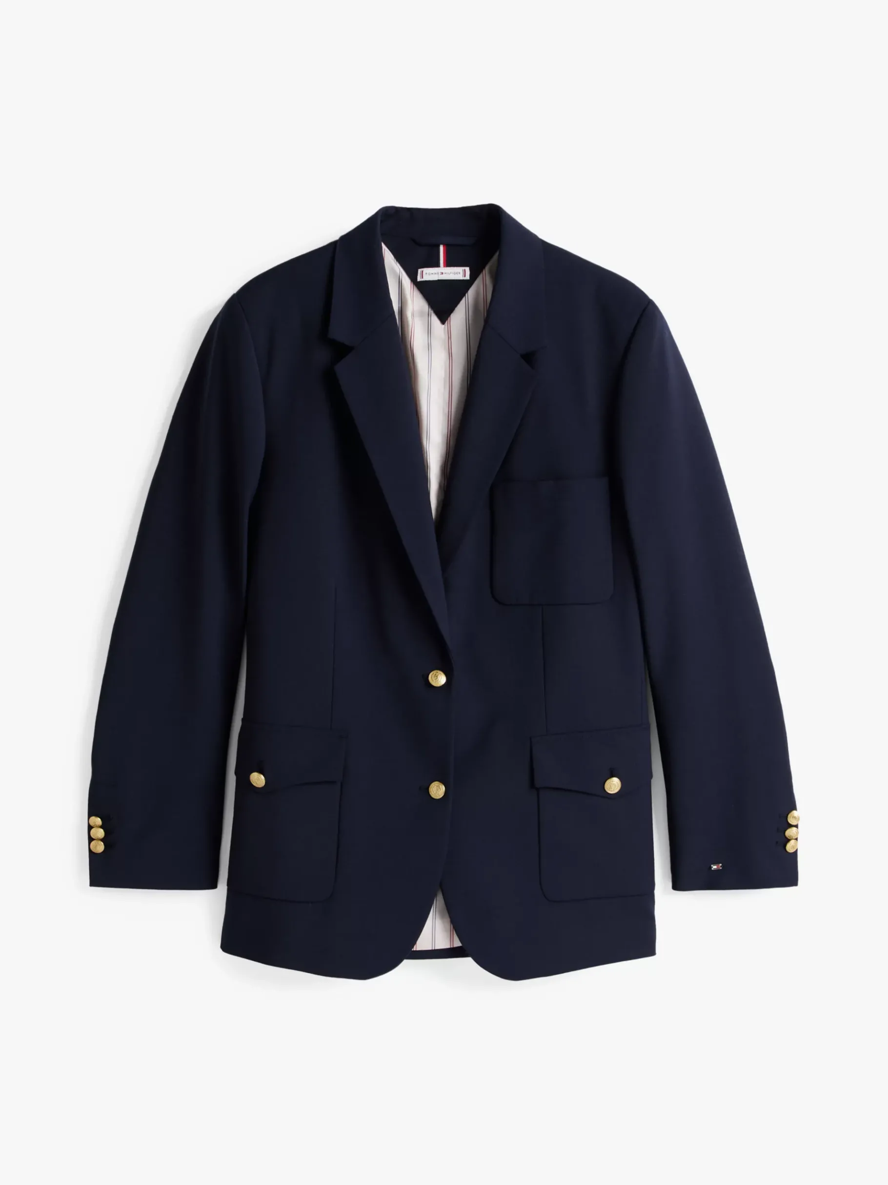 Tommy Hilfiger Relaxed Fit Blazer aus Wollmix DARK NIGHT NAVY New