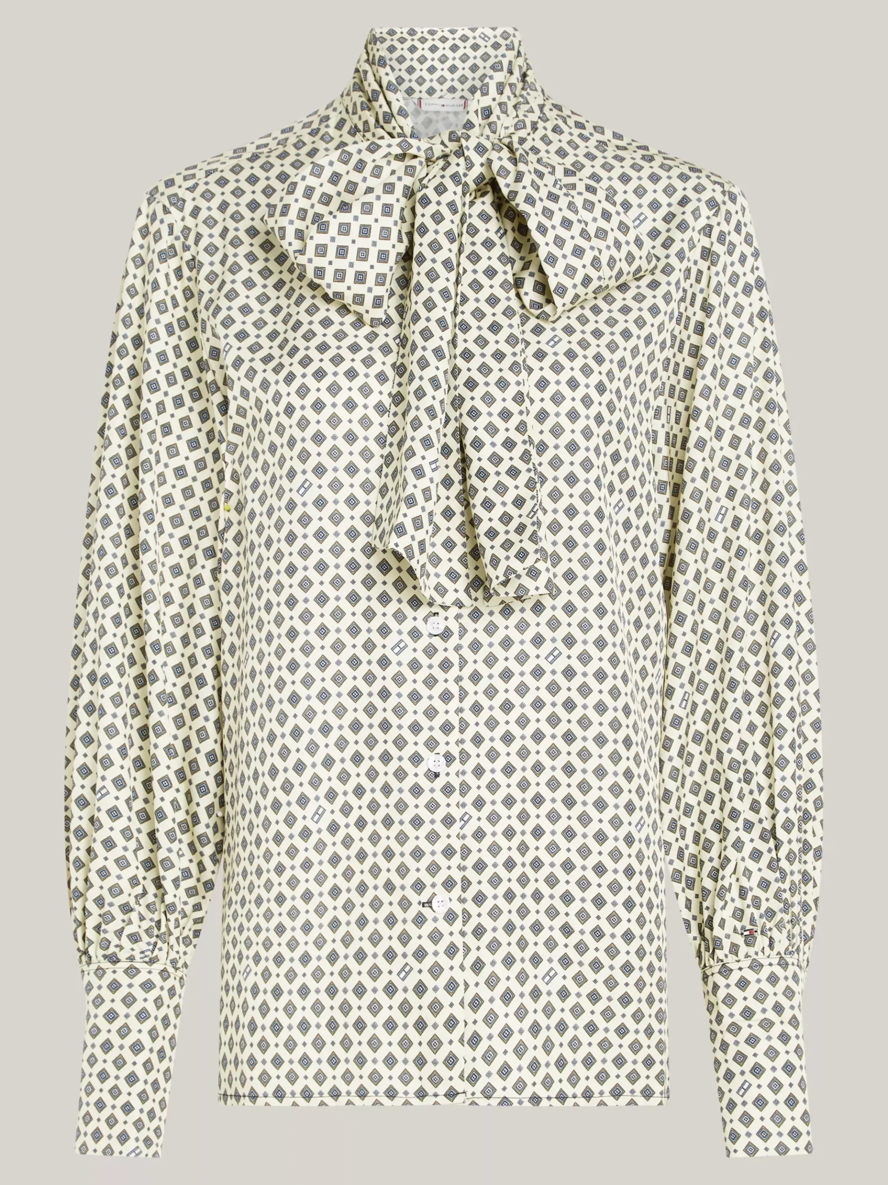 Tommy Hilfiger Relaxed Fit Bluse mit Foulard-Print HERITAGE FOULARD/ LEMON ZEST Clearance