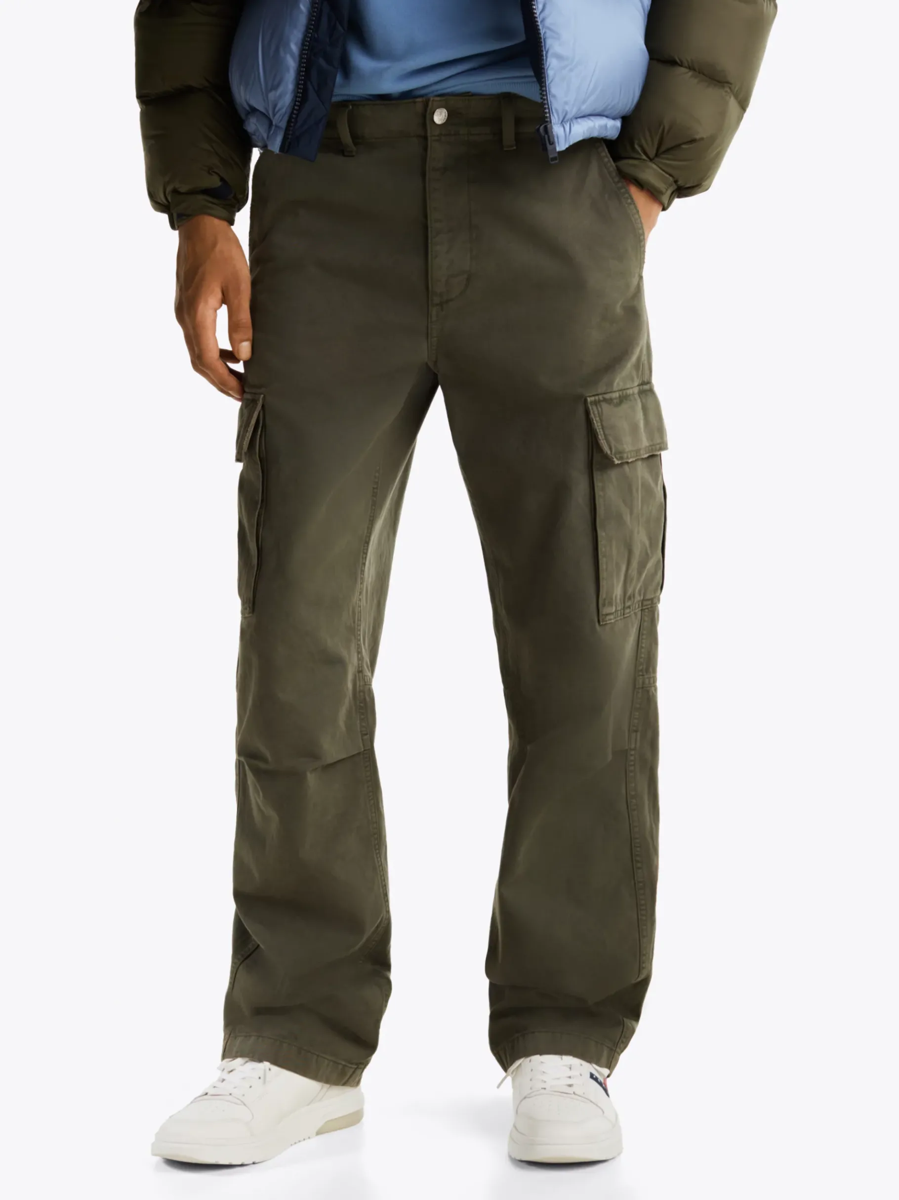 Tommy Hilfiger Relaxed Fit Cargohose FATIGUE GREEN Shop