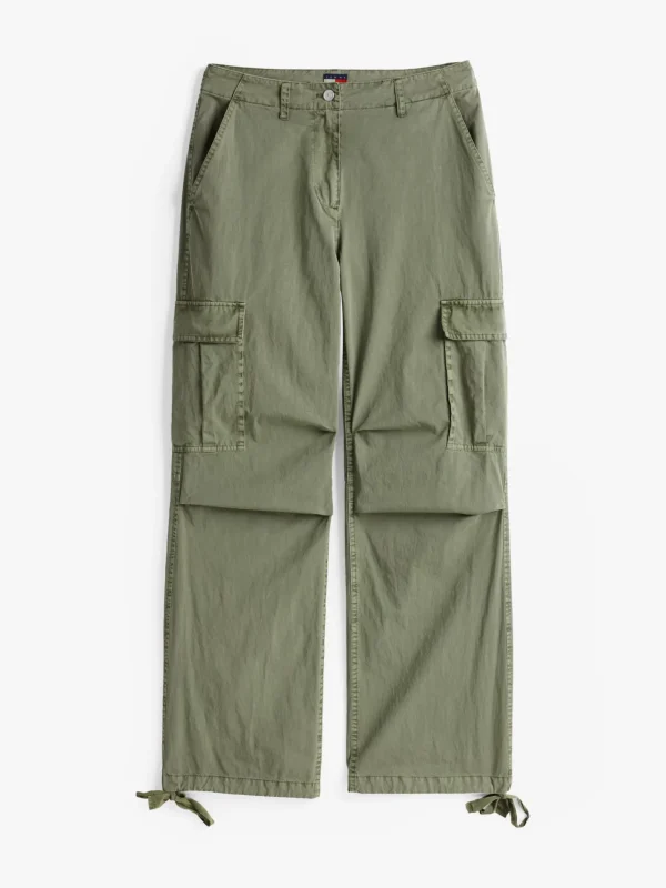 Tommy Hilfiger Relaxed Fit Cargo-Hose mit mittelhohem Bund ARUBA GREEN Best