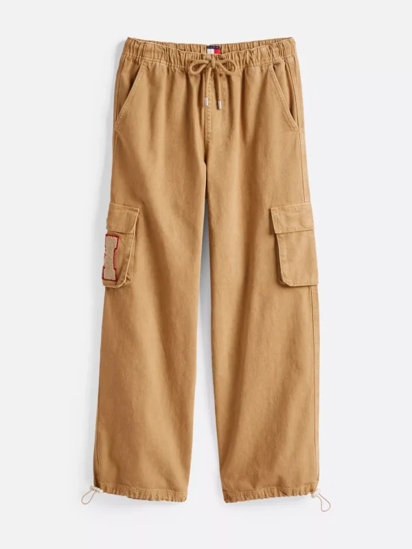 Tommy Hilfiger Relaxed Fit Cargohose mit Logo WHITE PEPPER Cheap