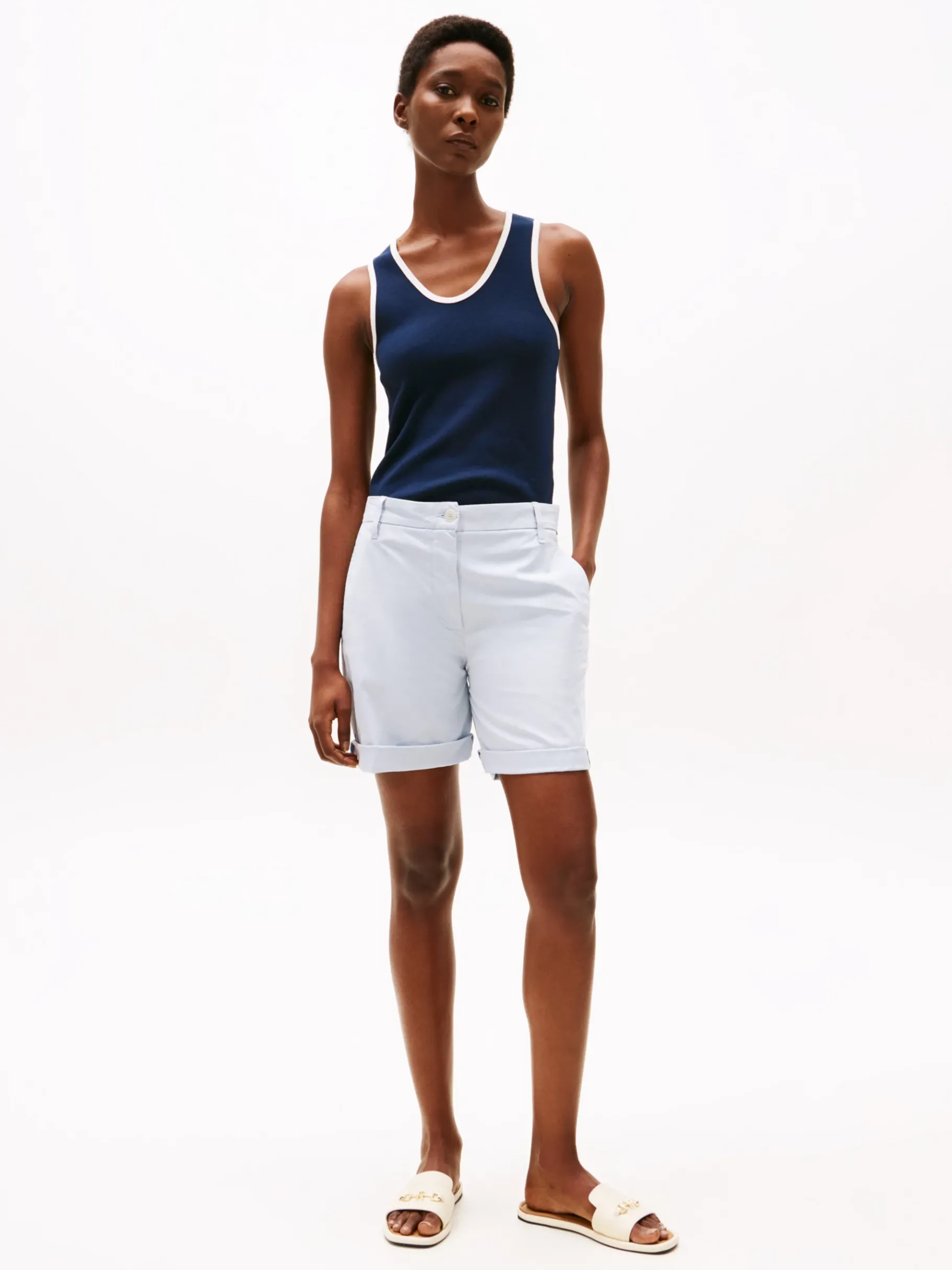 Tommy Hilfiger Relaxed Fit Chino-Shorts BREEZY BLUE Best