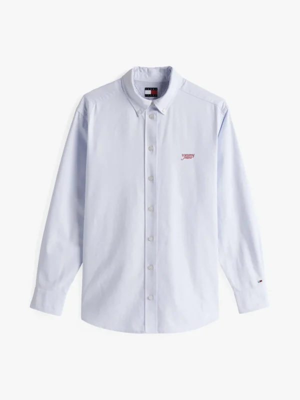 Tommy Hilfiger Relaxed Fit Hemd mit Logo-Stickerei SWEET BLUE Outlet