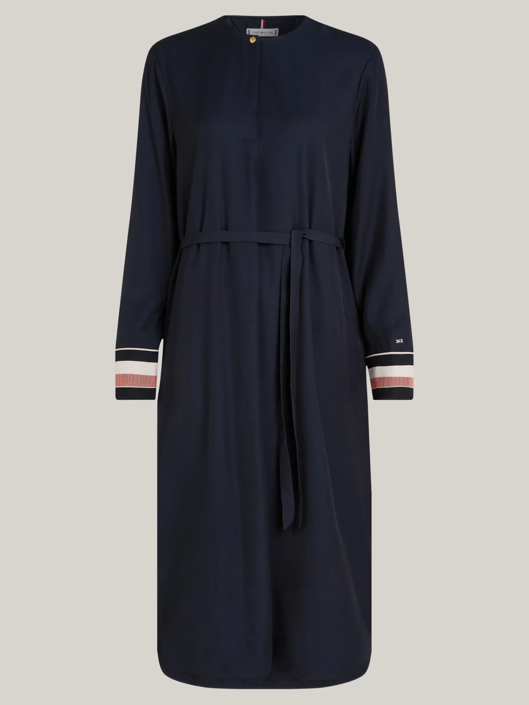 Tommy Hilfiger Relaxed Fit Minikleid mit Global-Streifen DESERT SKY Store