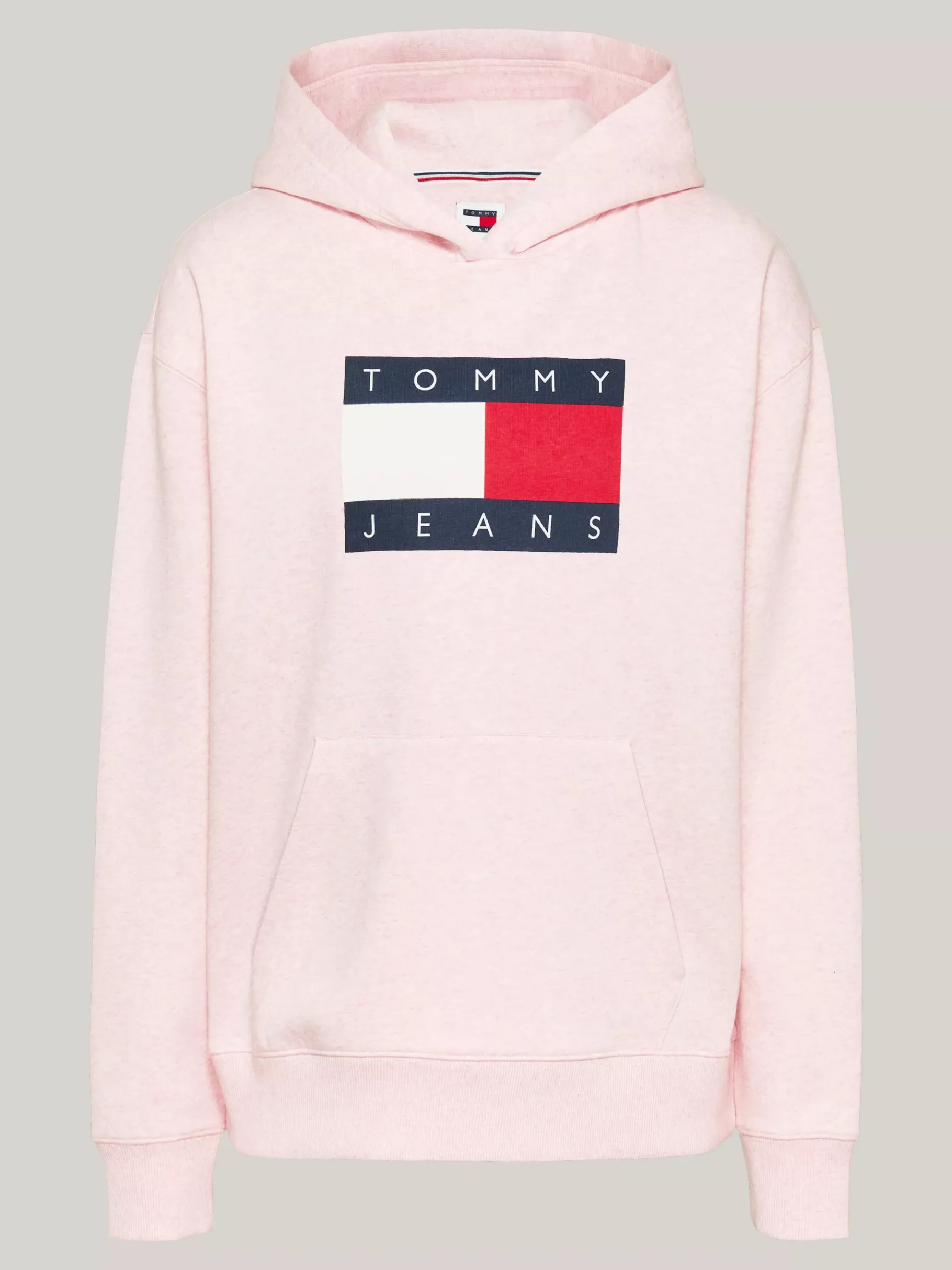 Tommy Hilfiger Relaxed Fit Mélange-Hoodie BALLET PINK MELANGE Best