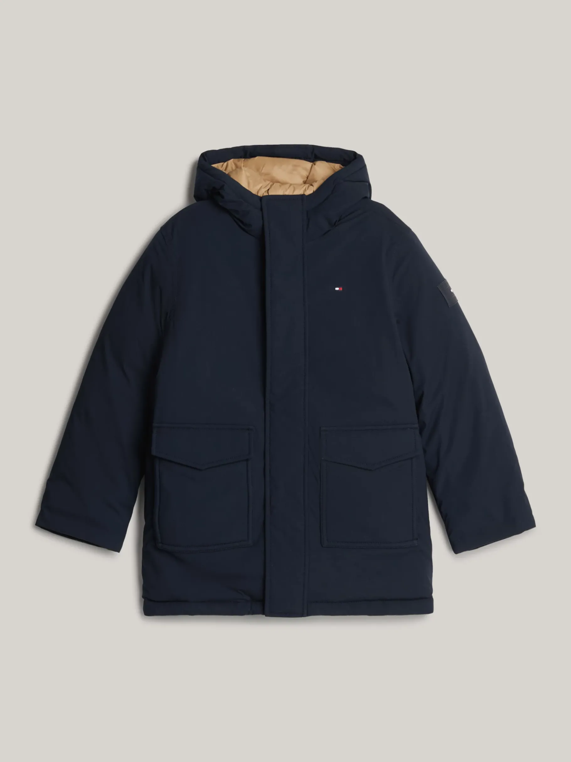 Tommy Hilfiger Relaxed Fit Parka mit Kapuze DESERT SKY Shop
