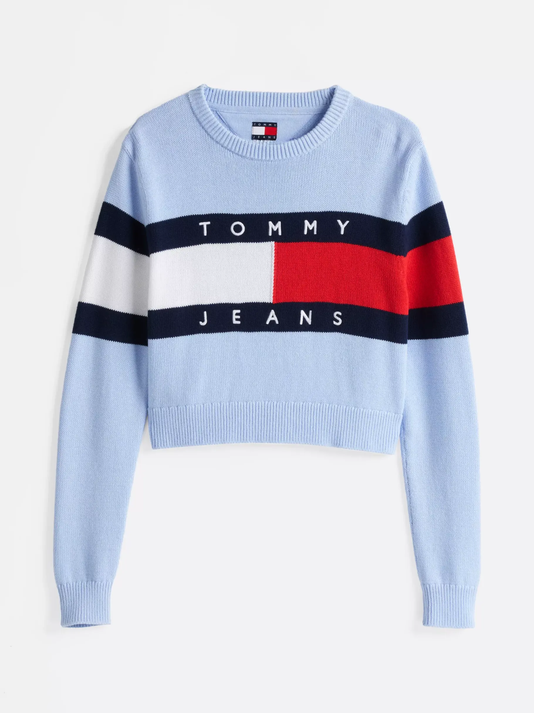 Tommy Hilfiger Relaxed Fit Pullover mit Color Block-Design SWEET BLUE Shop