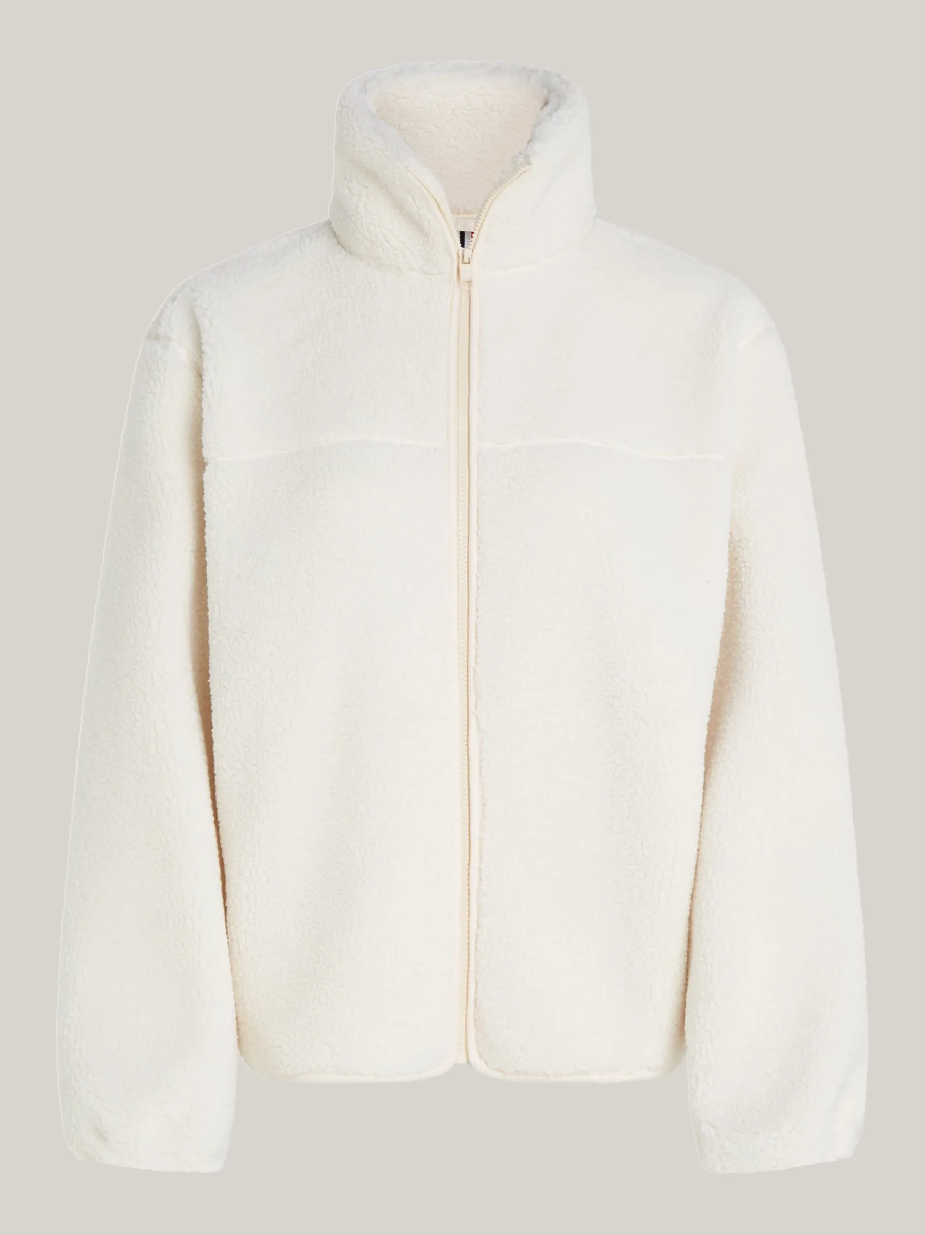 Tommy Hilfiger Relaxed Fit Reißverschlussjacke aus Teddy-Fleece CALICO Best Sale