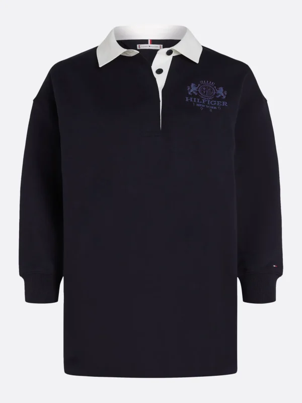 Tommy Hilfiger Relaxed Fit Rugby-Minikleid DESERT SKY Hot