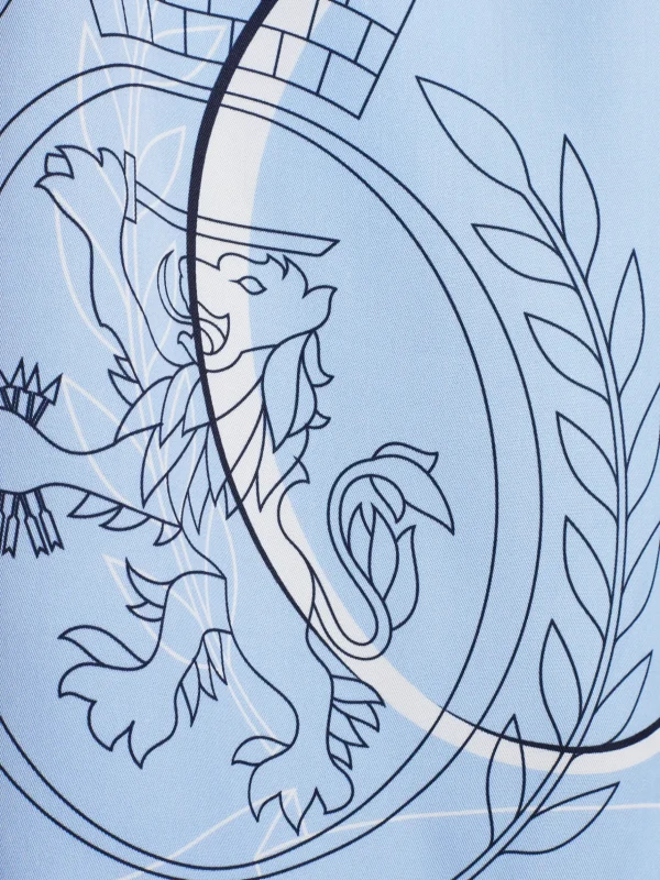 Tommy Hilfiger Relaxed Fit Shorts mit Wappen-Print VESSEL BLUE Cheap