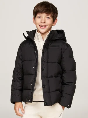 Tommy Hilfiger Relaxed Fit Steppjacke BLACK New