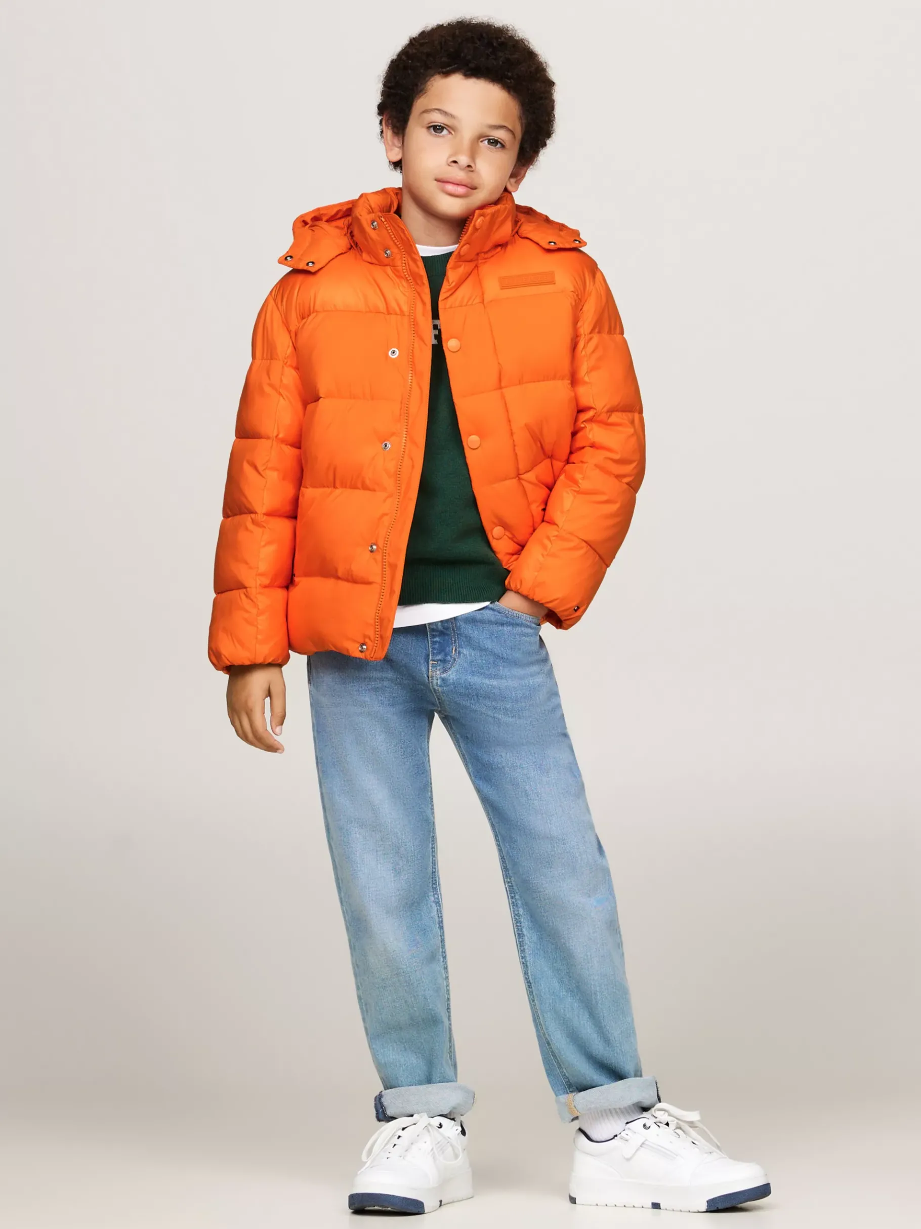 Tommy Hilfiger Relaxed Fit Steppjacke ORANGE THUNDER Best