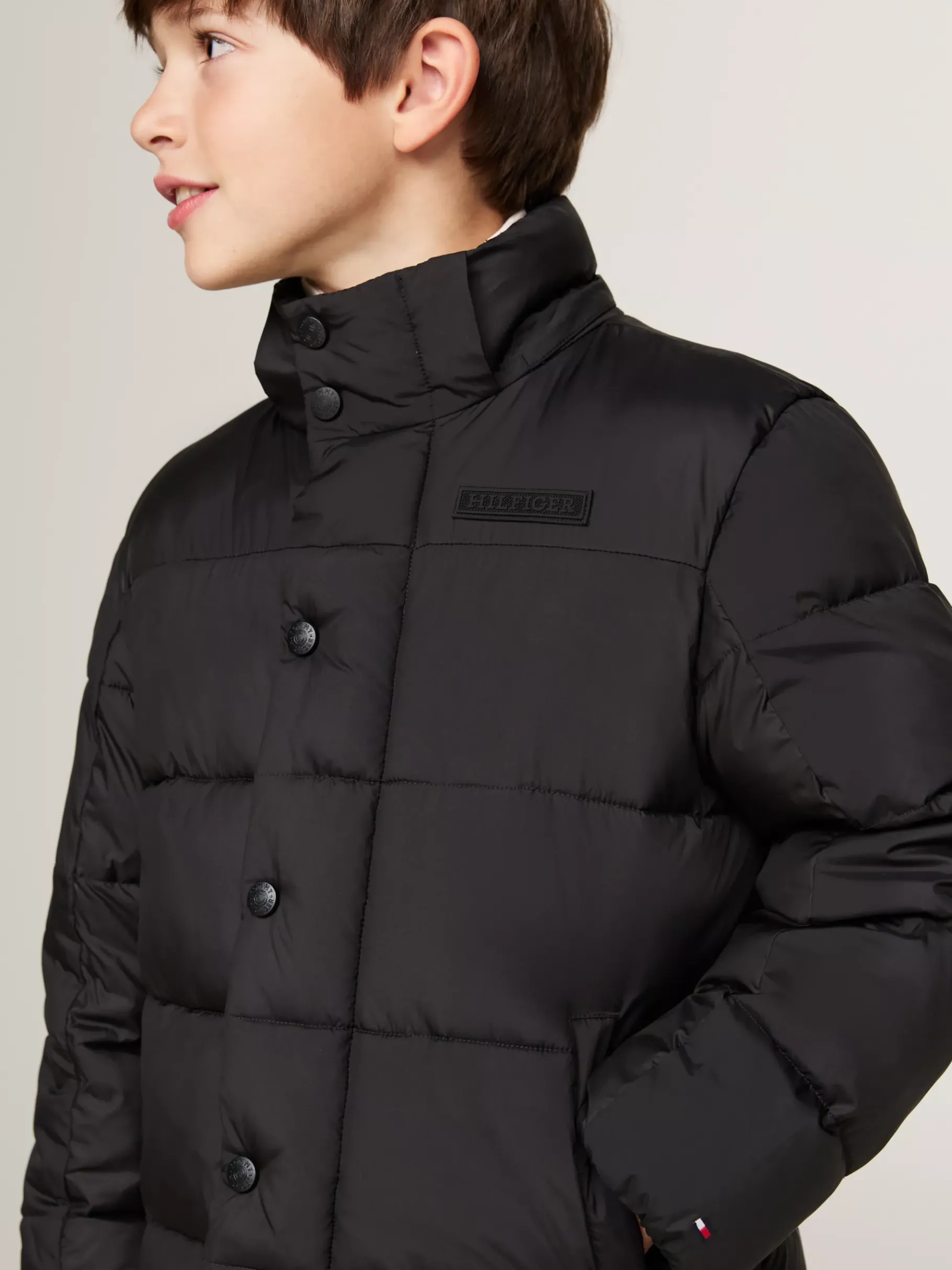 Tommy Hilfiger Relaxed Fit Steppjacke BLACK New