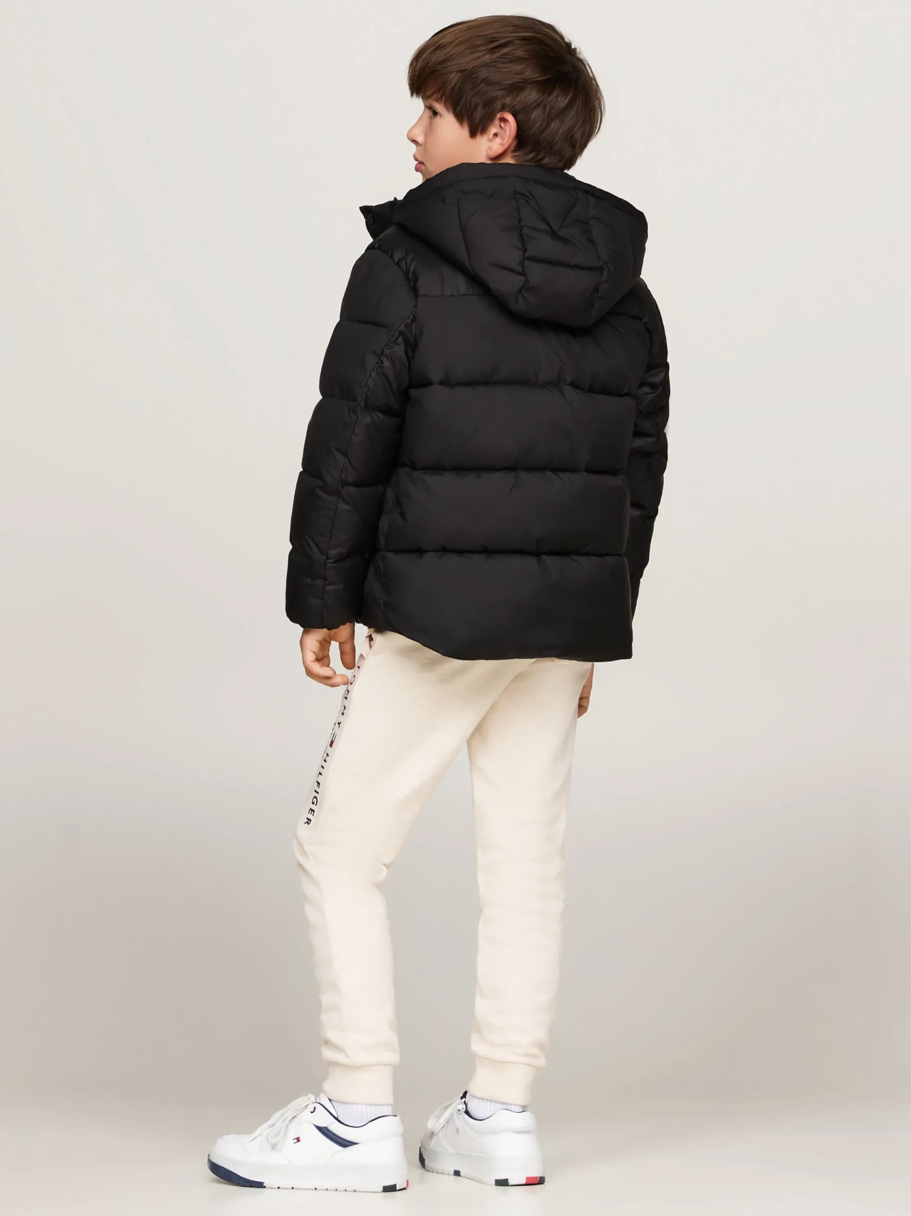 Tommy Hilfiger Relaxed Fit Steppjacke BLACK New