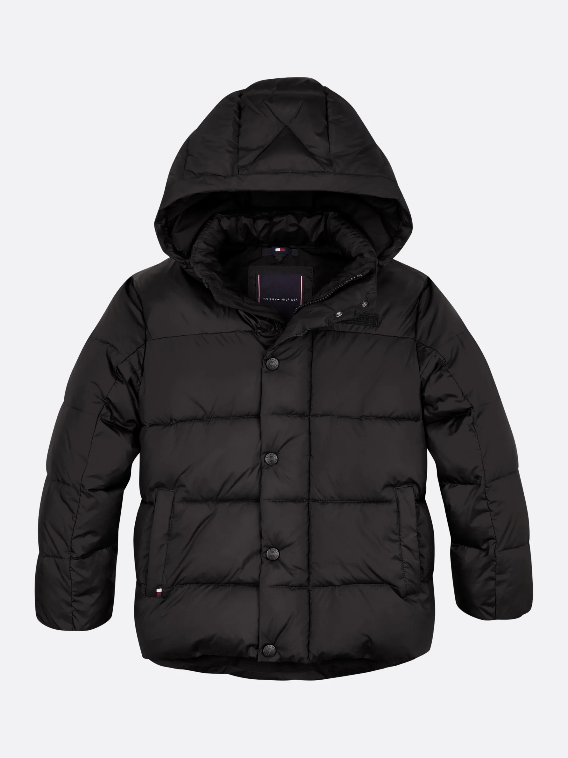 Tommy Hilfiger Relaxed Fit Steppjacke BLACK New