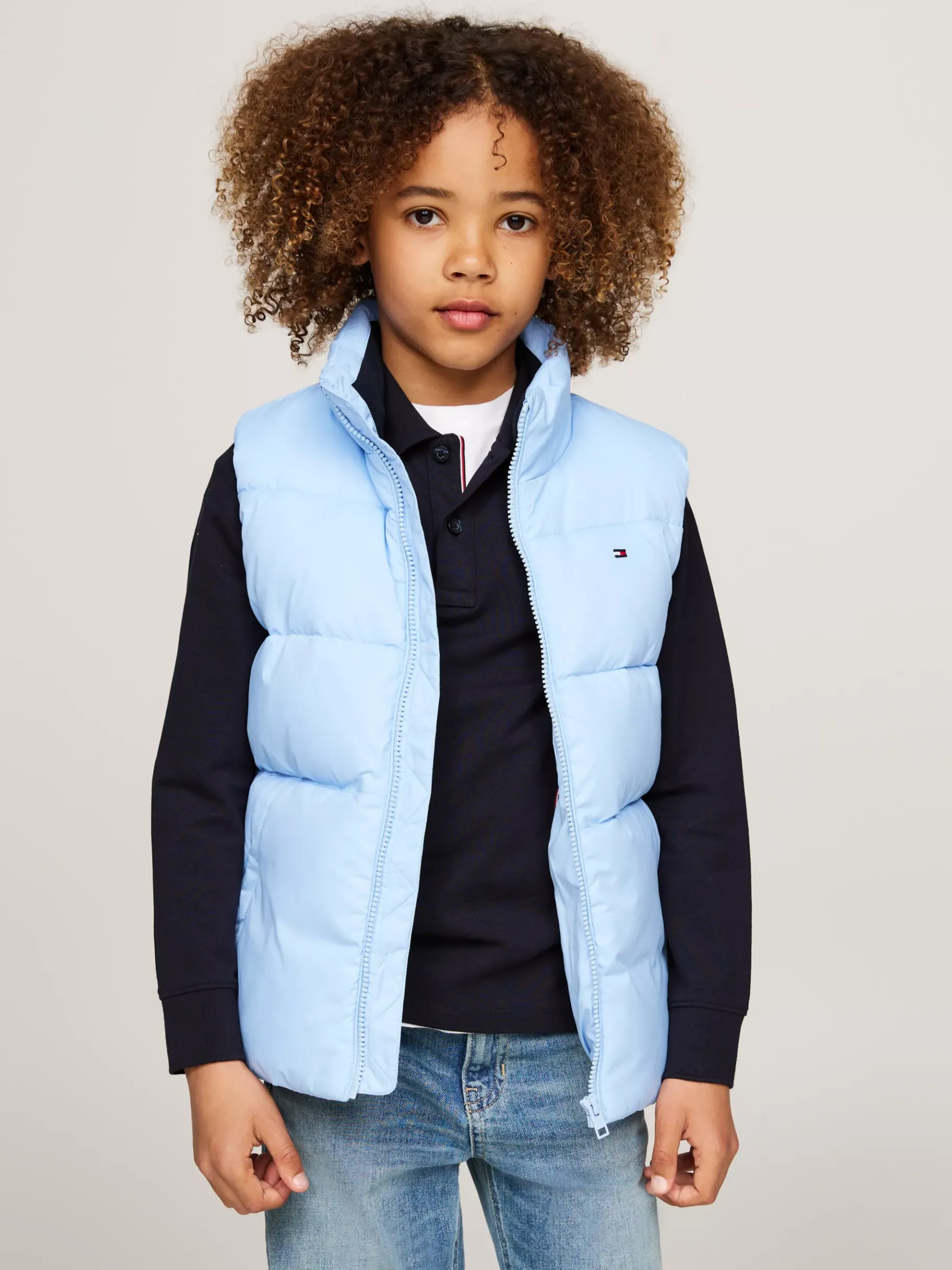 Tommy Hilfiger Relaxed Fit Steppweste VESSEL BLUE Hot