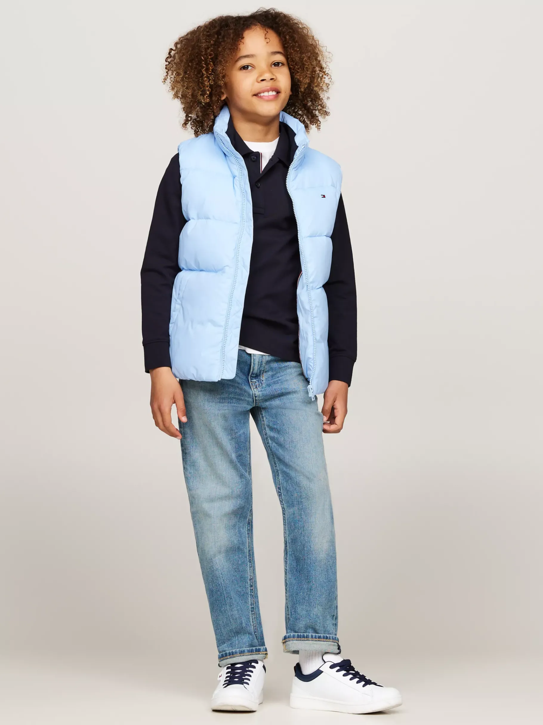 Tommy Hilfiger Relaxed Fit Steppweste VESSEL BLUE Hot