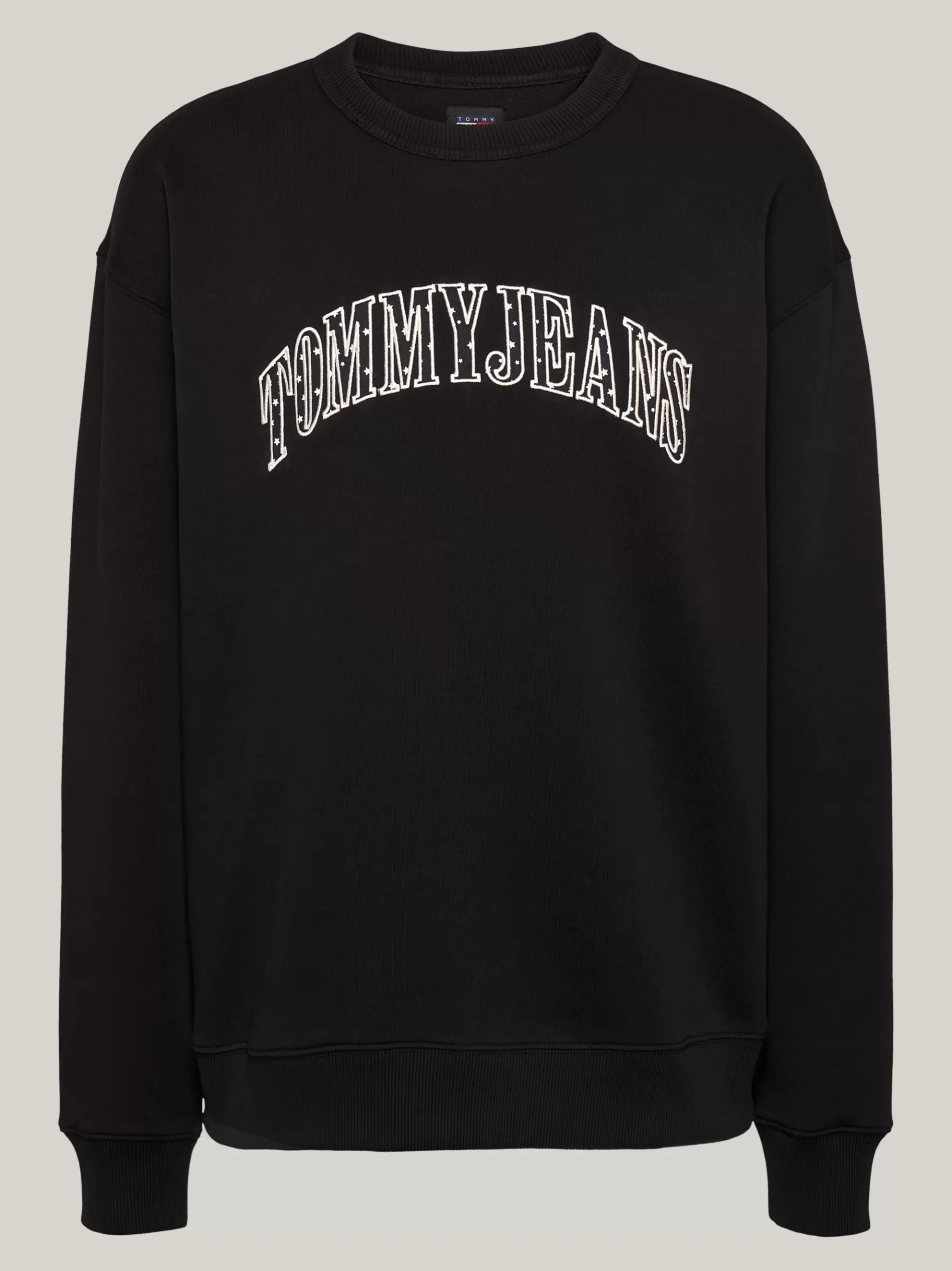 Tommy Hilfiger Relaxed Fit Sweatshirt mit Logo-Applikation BLACK Cheap