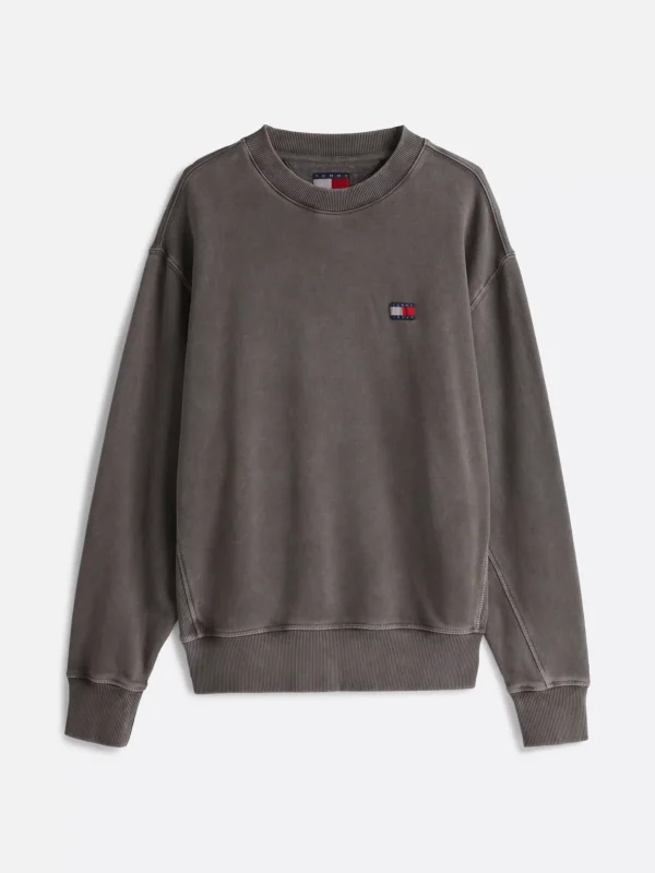 Tommy Hilfiger Relaxed Fit Sweatshirt mit Badge BLACK Cheap