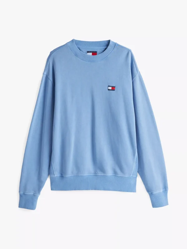 Tommy Hilfiger Relaxed Fit Sweatshirt mit Badge COLORADO BLUE Discount