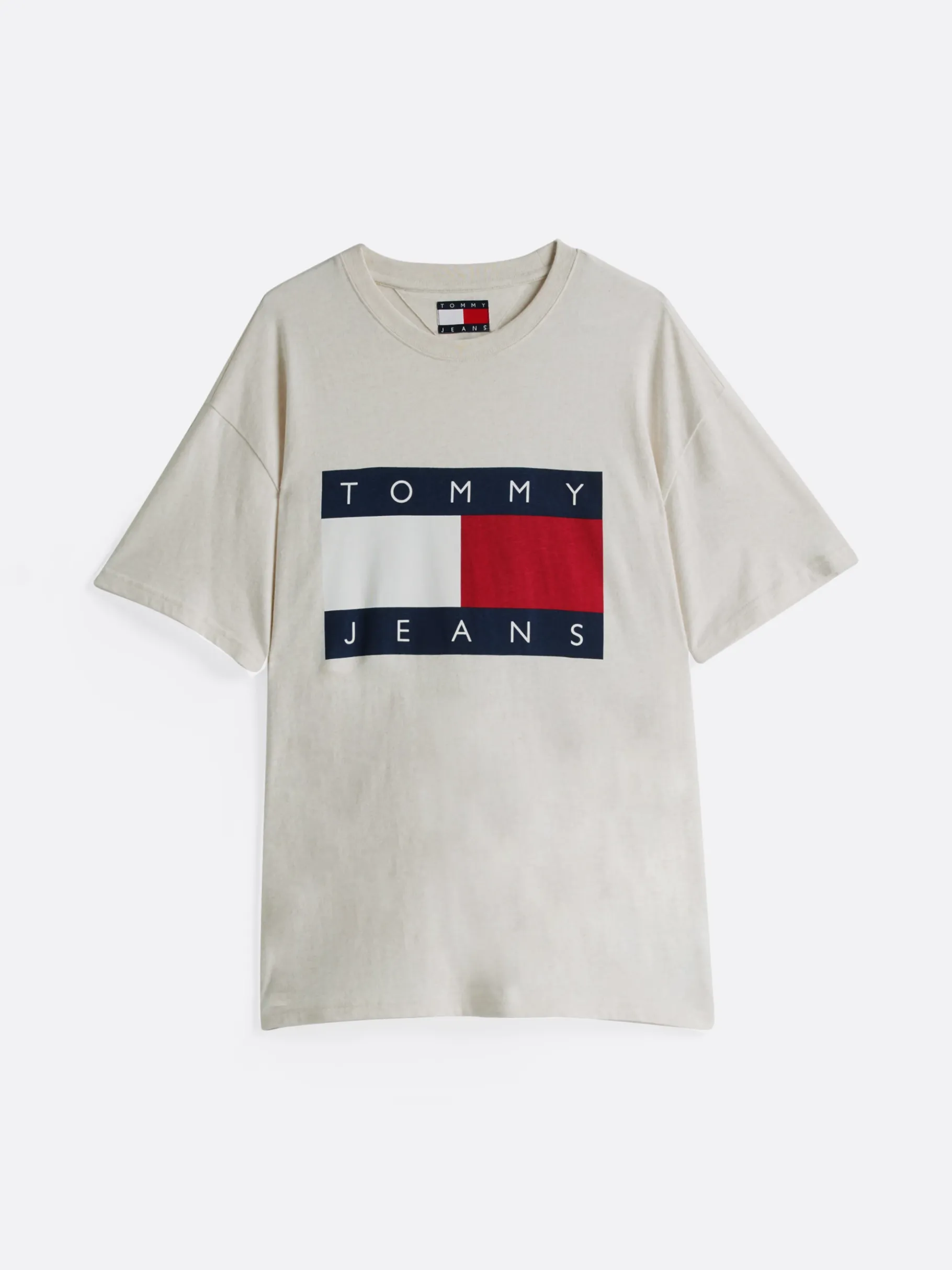 Tommy Hilfiger Relaxed Fit T-Shirt mit Flag-Badge OAT MARL HTR Online