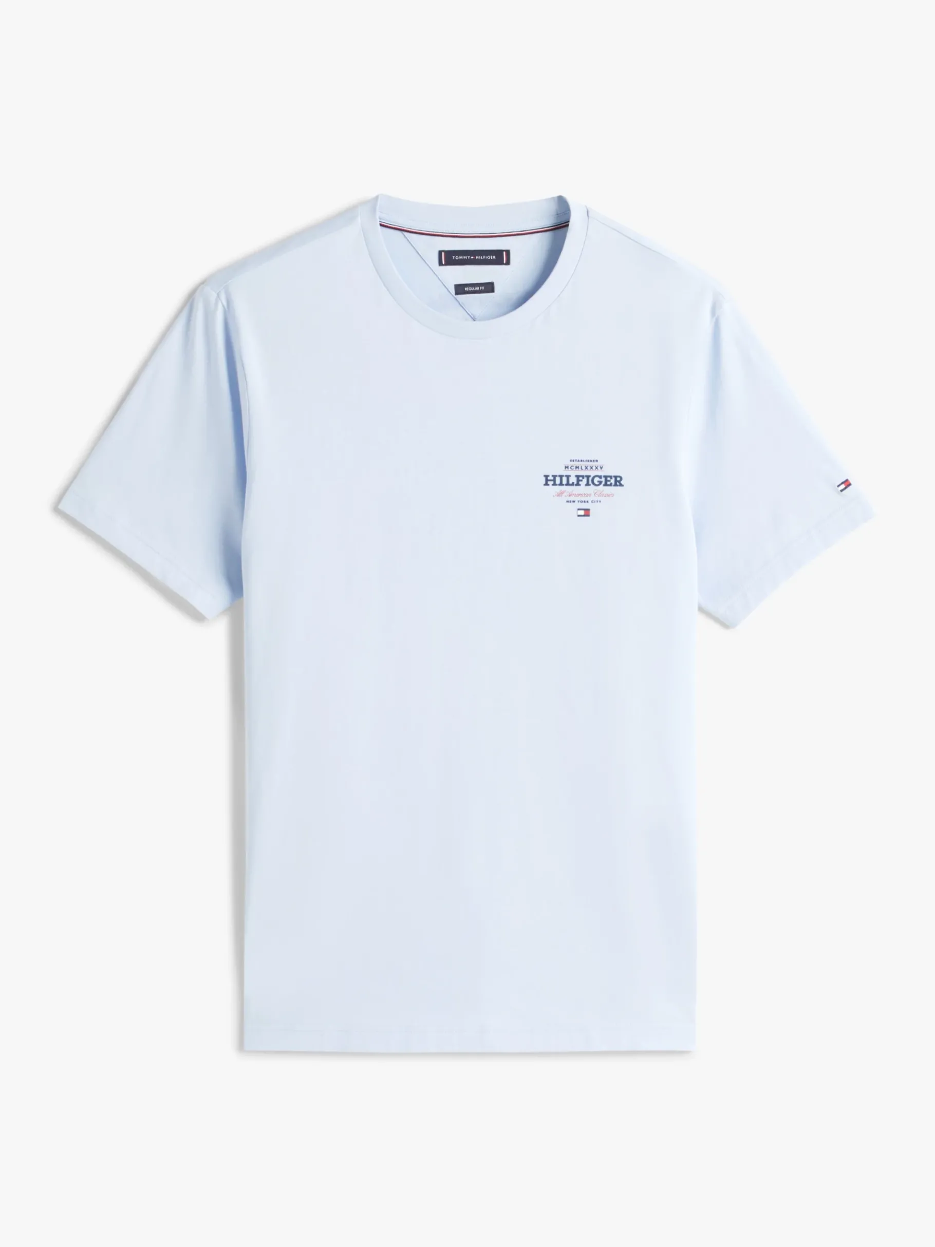 Tommy Hilfiger Relaxed Fit T-Shirt mit Rundhalsausschnitt BREEZY BLUE Cheap