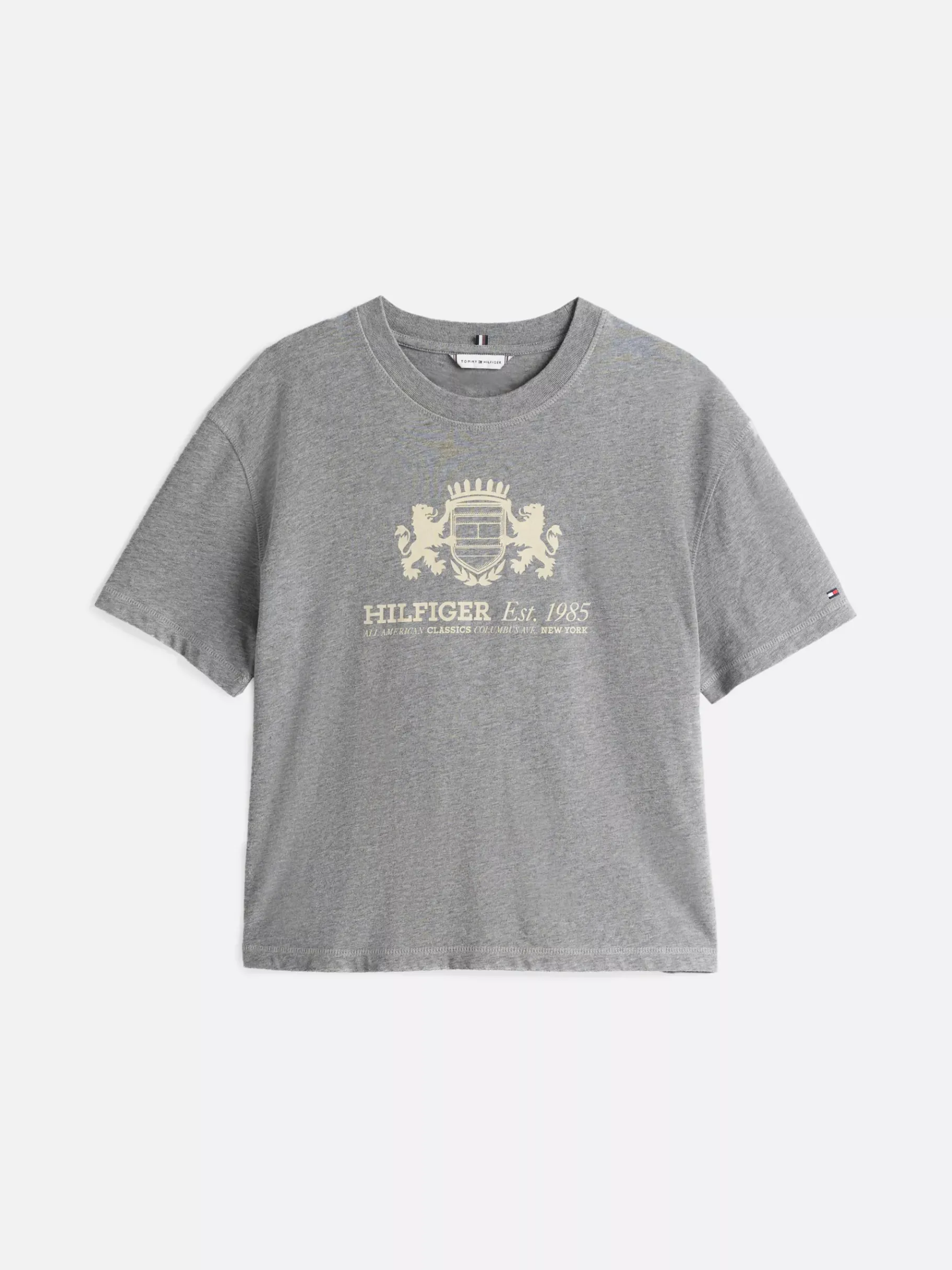 Tommy Hilfiger Relaxed Fit T-Shirt mit Rundhalsausschnitt MID GREY HEATHER Sale