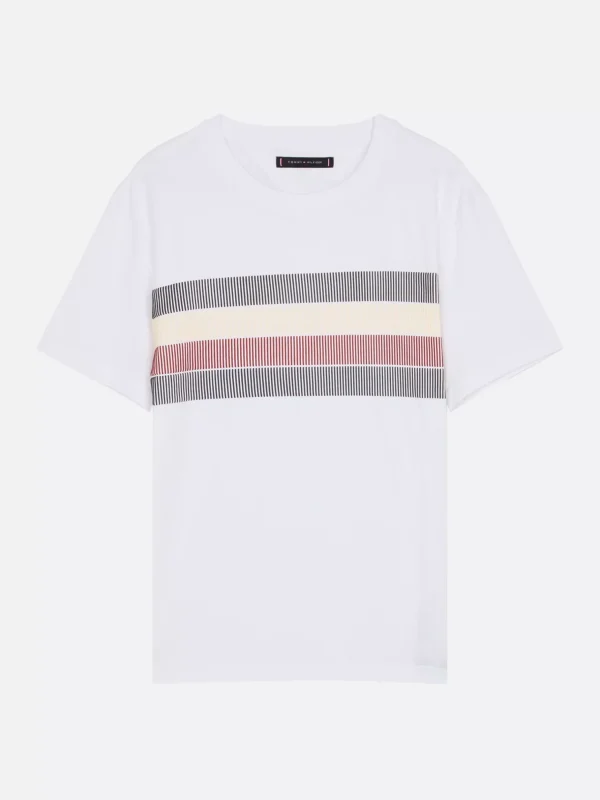Tommy Hilfiger Relaxed Fit T-Shirt mit Shadow-Flag WHITE Sale