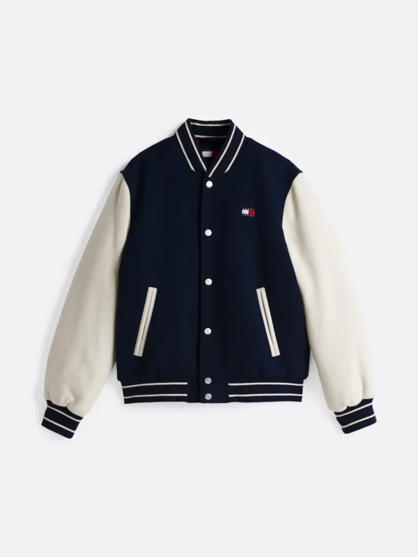Tommy Hilfiger Relaxed Fit Varsity-Jacke mit Wolle DARK NIGHT NAVY Clearance