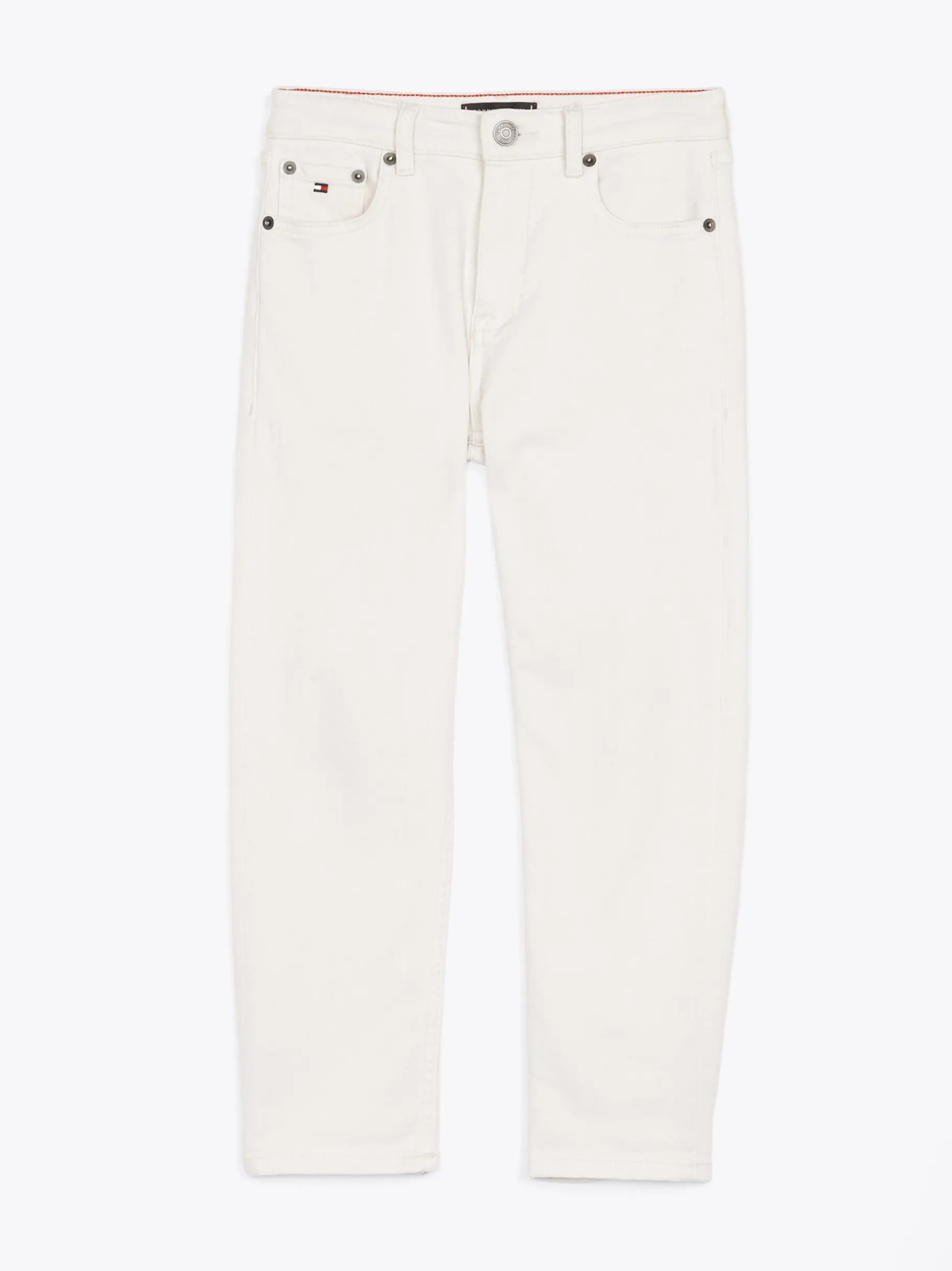 Tommy Hilfiger Relaxed Straight Leg Jeans ECRU Hot