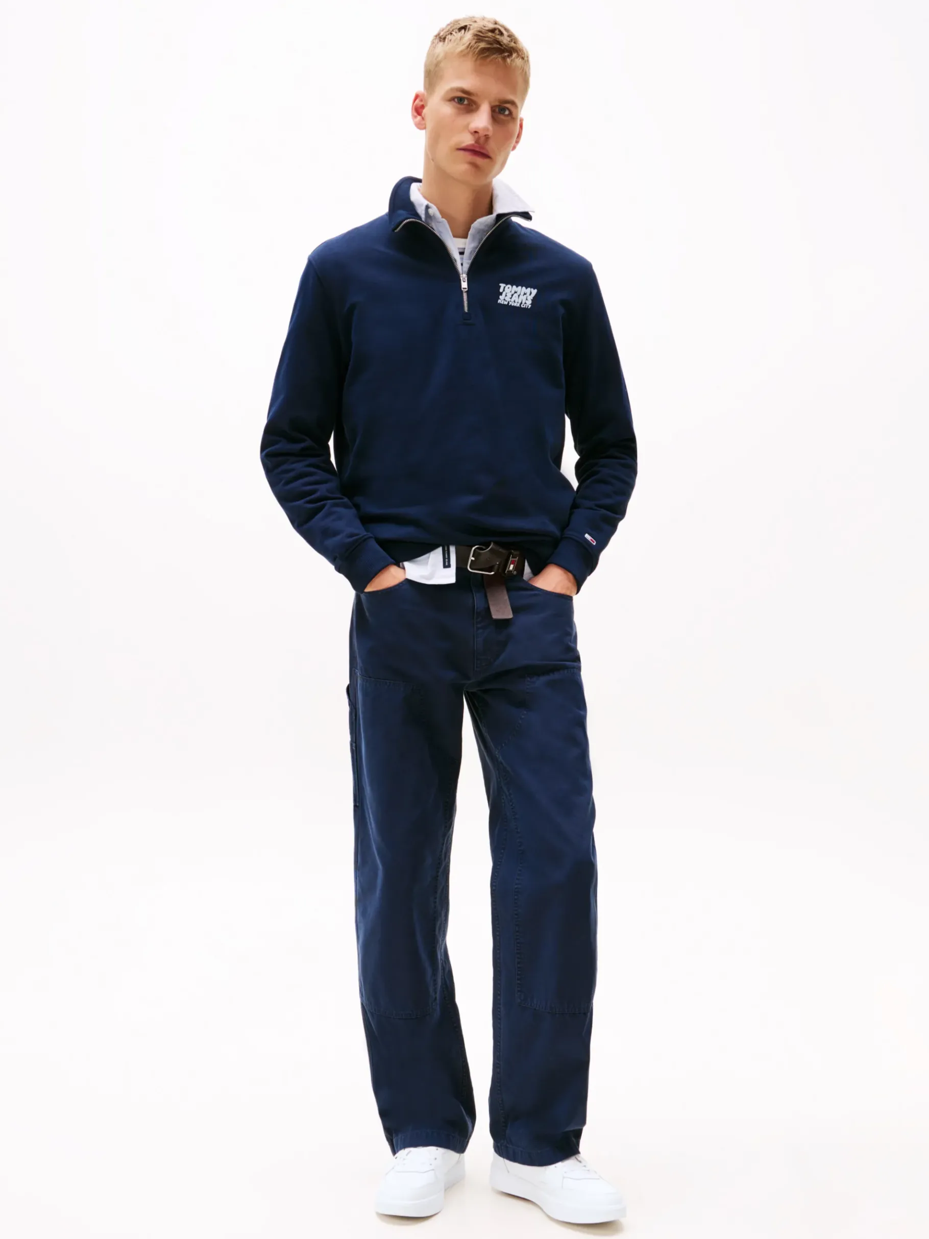 Tommy Hilfiger Retro-Sneaker mit halb rutschhemmender Sohle WHITE Cheap