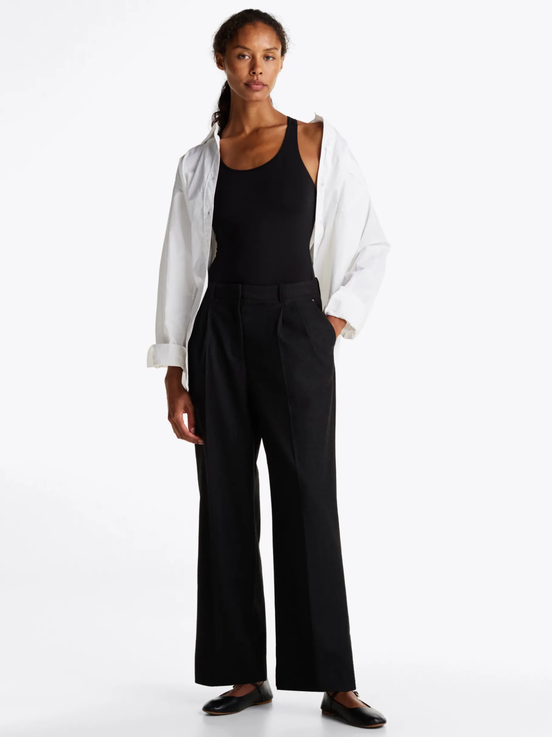 Tommy Hilfiger Ärmelloser Racerback-Body BLACK Store