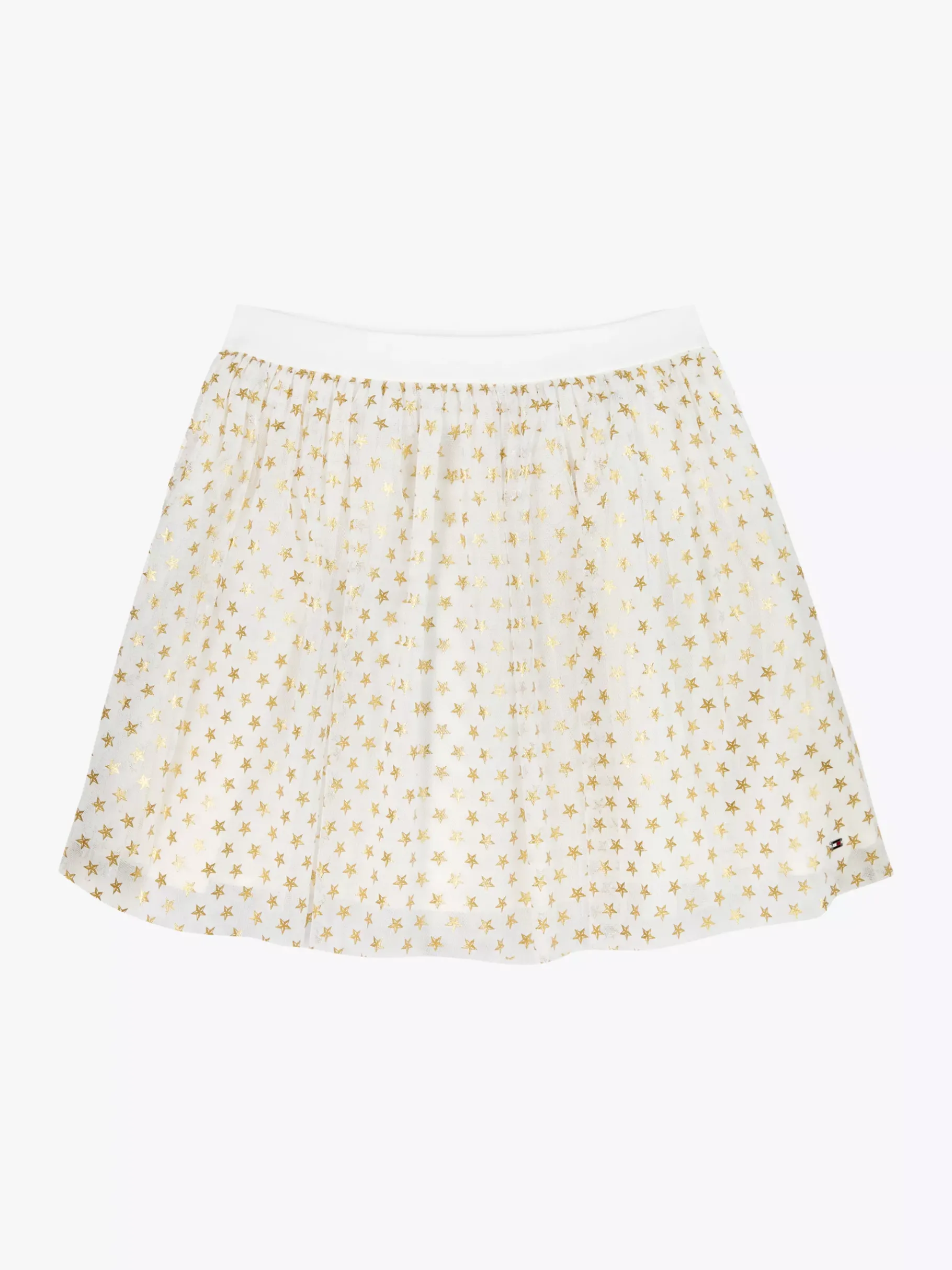 Tommy Hilfiger Rock mit Tüll und Metallic-Stern ANCIENT WHITE ALLOVER Best Sale