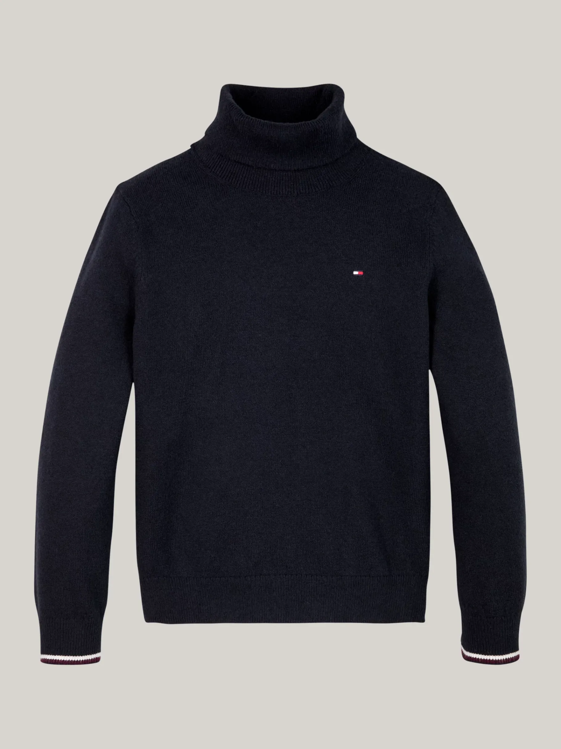 Tommy Hilfiger Rollkragen-Pullover aus Feinstrick DESERT SKY Hot