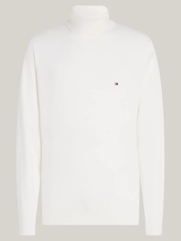 Tommy Hilfiger Rollkragenpullover mit Kaschmir IVORY Clearance