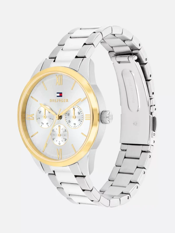 Tommy Hilfiger Rosévergoldete Edelstahl-Armbanduhr SILVER Best