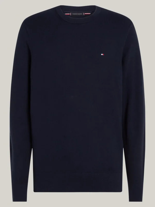 Tommy Hilfiger Rundhalspullover mit Kaschmir DESERT SKY Flash Sale