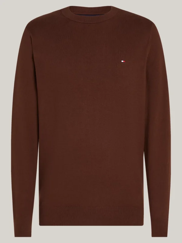 Tommy Hilfiger Rundhalspullover mit Kaschmir LEGACY BROWN Store
