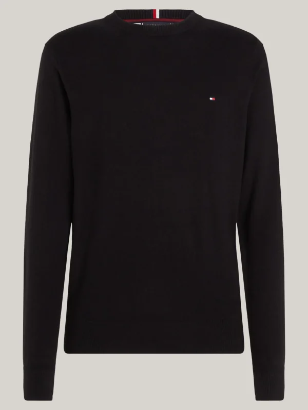 Tommy Hilfiger Rundhalspullover mit Kaschmir BLACK Shop