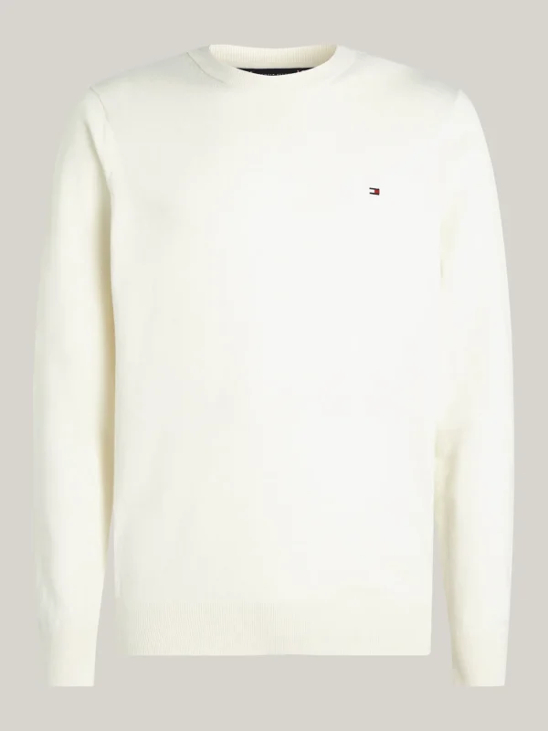 Tommy Hilfiger Rundhalspullover mit Kaschmir IVORY Outlet