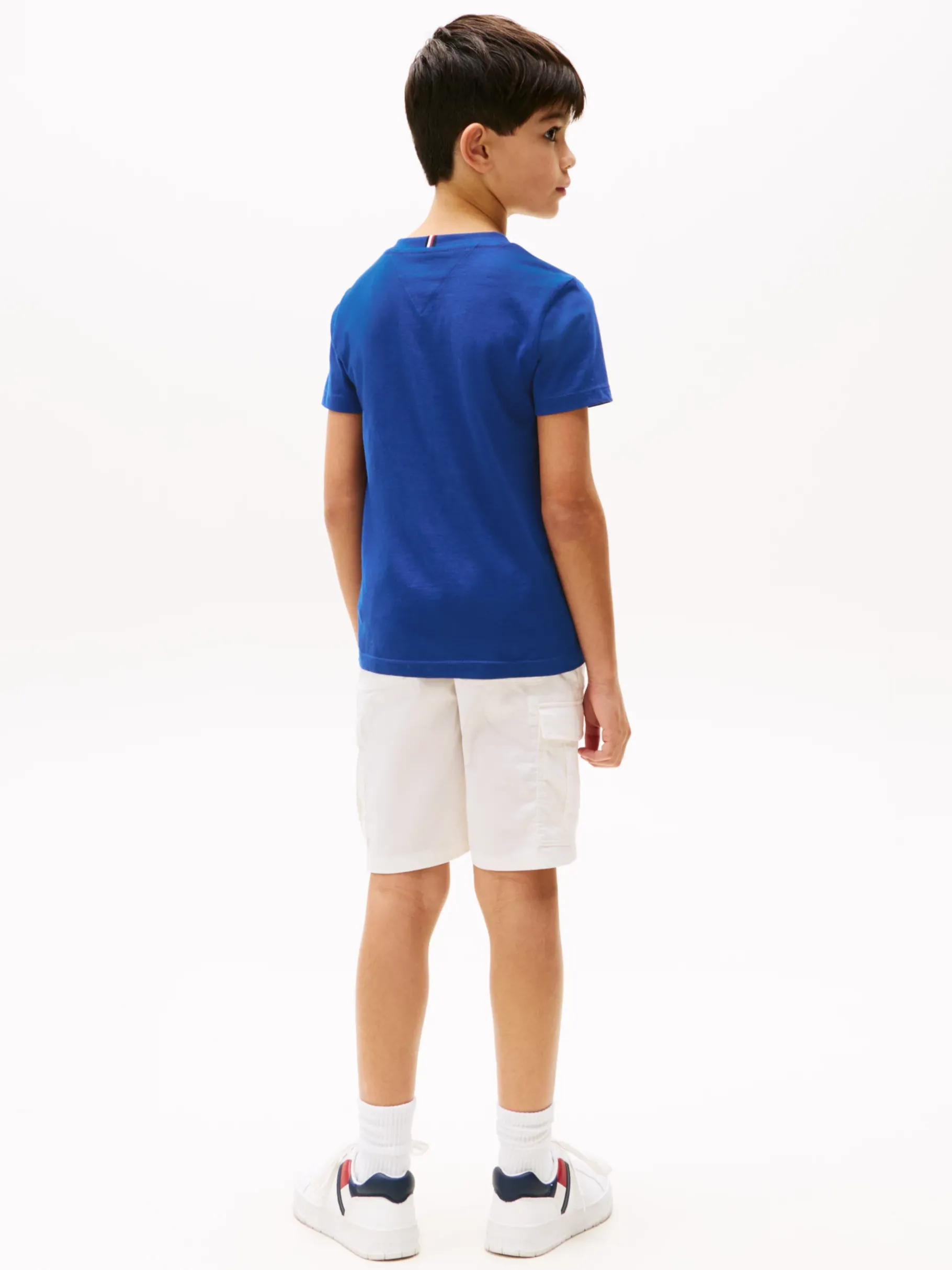 Tommy Hilfiger Rundhals-T-Shirt mit Logo WEDGE BLUE Discount