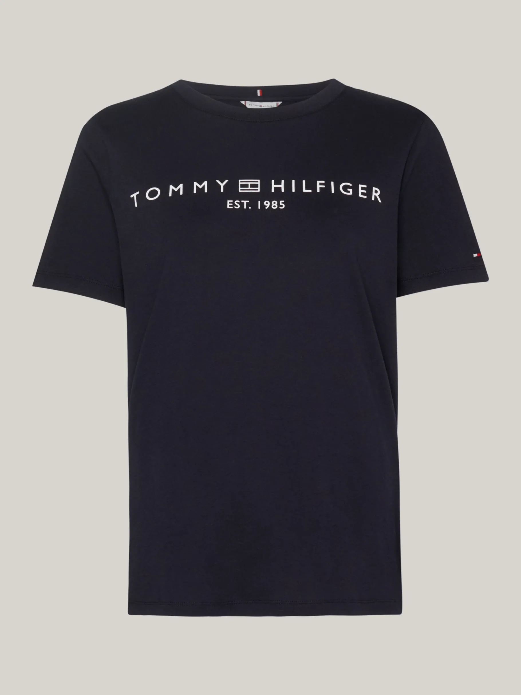 Tommy Hilfiger Rundhals-T-Shirt mit Logo DESERT SKY Sale