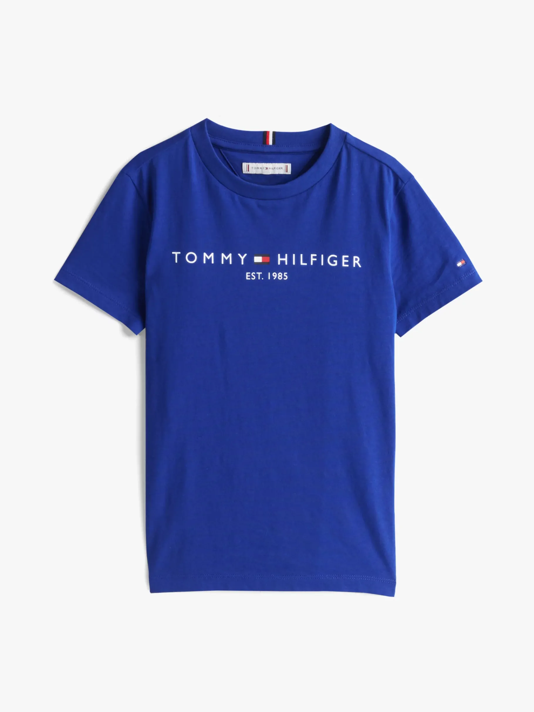Tommy Hilfiger Rundhals-T-Shirt mit Logo WEDGE BLUE Discount